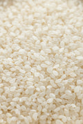 Close-up of white rice grains